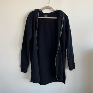 Black zip up hoodie